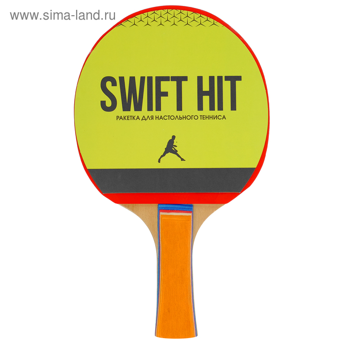Ракетка для настольного тенниса SWIFT HIT, цвета МИКС - Фото 1