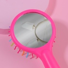 Расчёска массажная, с зеркалом, 7,7 × 15,2 см, цвет МИКС - Фото 5
