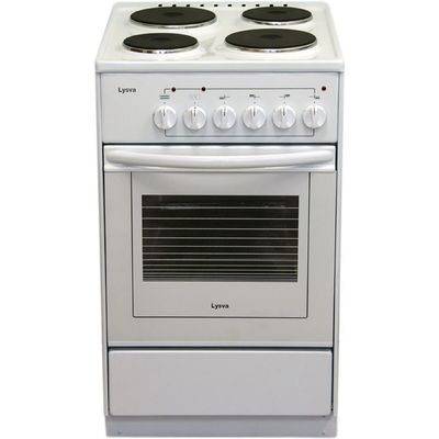 Плита "Лысьва" ЭП 401 СТ, электрическая, 4 конфорки, 57 л, эмаль, без гриля, белая