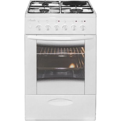 Плита «Лысьва» ЭГ 1/3Г01 МС-2У, комбинированная, 4 конфорки, без крышки, белая