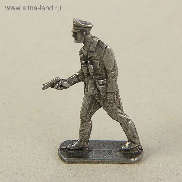 Оловянный солдатик "Немецкий офицер" - Фото 1