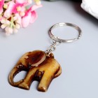 Брелок пластик под дерево "Слон" 3,4х4 см - Фото 2