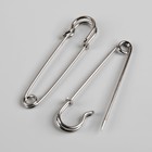 Булавка шляпная, 70 мм, цвет серебряный - Фото 1