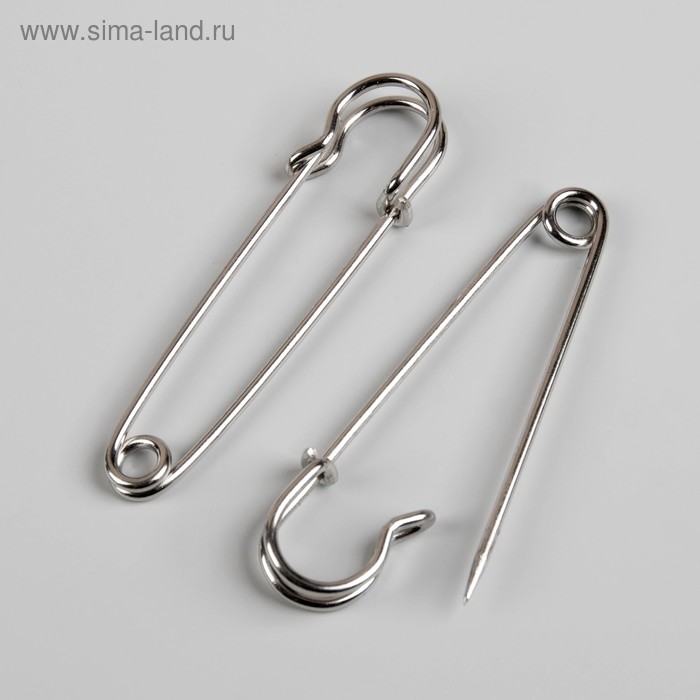 Булавка шляпная, 70 мм, цвет серебряный