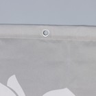 Штора для ванной Доляна «Большие цветы», 180×180 см, полиэстер, жёлтая - Фото 3