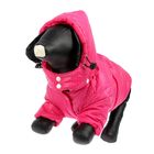 Куртка супертеплая на синтепоне, размер L (ДС 39 см, ОГ 50 см), розовая - Фото 3