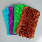 Насадка для плоской швабры с зажимом-бабочкой Доляна, 37×25 см, микрофибра букли, цвет МИКС - Фото 5