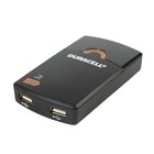 Внешний аккумулятор Duracell, USB, 1800 мАч, 1 A, зарядка от сети, micro USB/miniUSB, чёрный - Фото 2