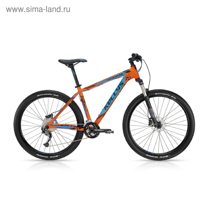 Велосипед 27,5" Kellys Spider 70, 2016, цвет оранжевый, размер 19,5" - Фото 1