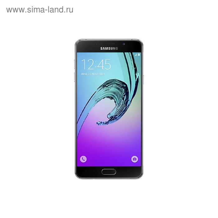 Смартфон Samsung Galaxy A7 (2016) SM-A710F 16Gb черный - Фото 1