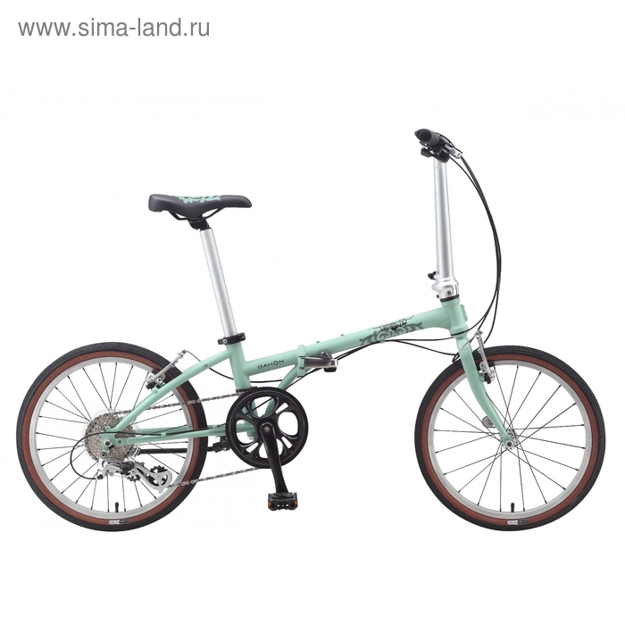 Велосипед 20" Dahon Boardwalk D8, 2016, цвет бирюзовый - Фото 1