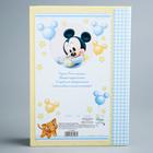 Свидетельство о рождении «Микки малыш», Микки Маус, размер файла 14.2×20.5 см Disney (новый формат свидетельства) - Фото 7