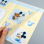 Свидетельство о рождении "Микки малыш", Микки Маус, размер файла 14,2 x 20,5 см Disney (новый формат свидетельства) - Фото 4