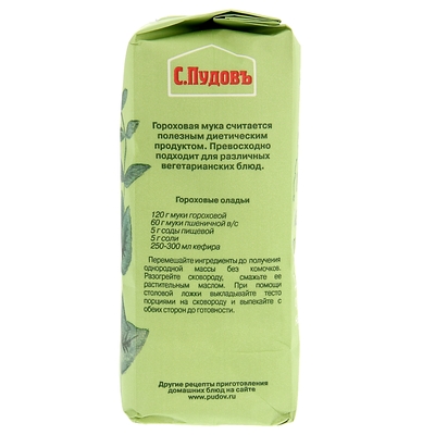 Мука гороховая С.Пудовъ, для оладий, супов и различных блюд, 400 г