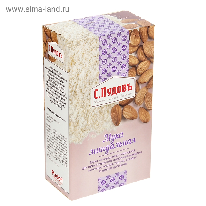 Мука «С. Пудовъ», миндальная, 100 г - Фото 1