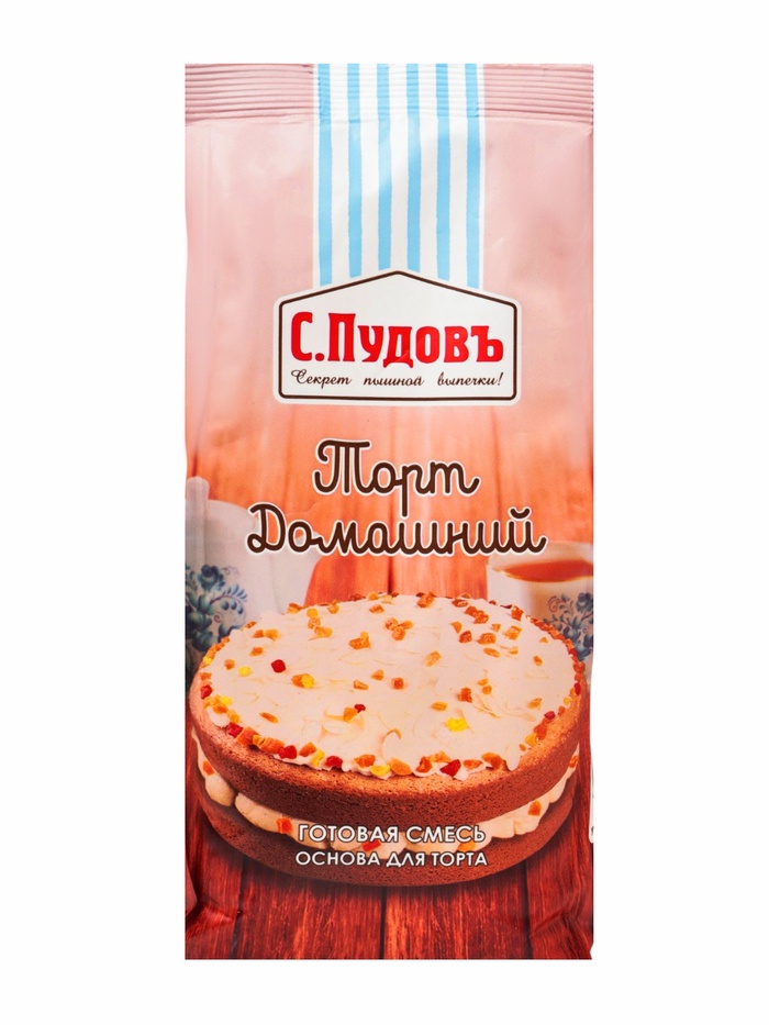 Мучная смесь С.Пудовъ торт домашний, 400 г - Фото 1