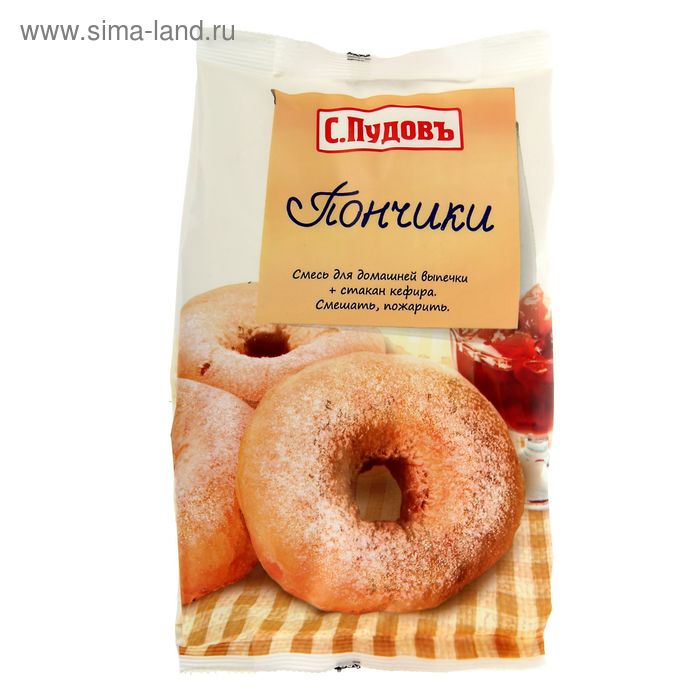 Мучная смесь С.Пудовъ пончики, 400 г - Фото 1