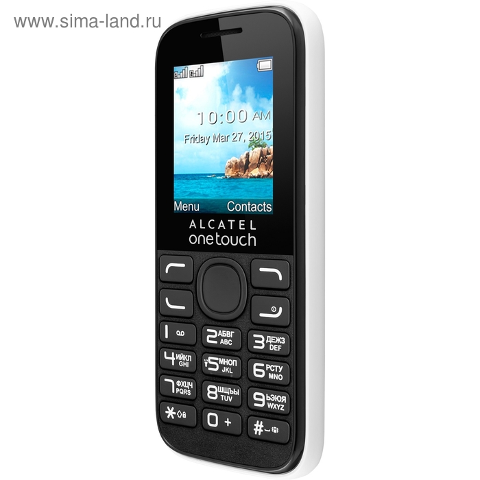 Сотовый телефон Alcatel OT1052D Pure White 2sim - Фото 1