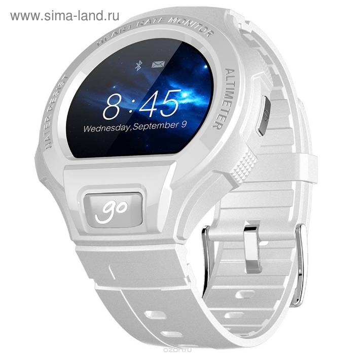 Смарт часы Alcatel SM03 (Watch) White/Light gray - Фото 1