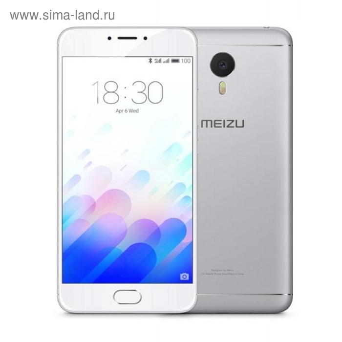 Смартфон Meizu M3 Note Silver/White 32GB - Фото 1