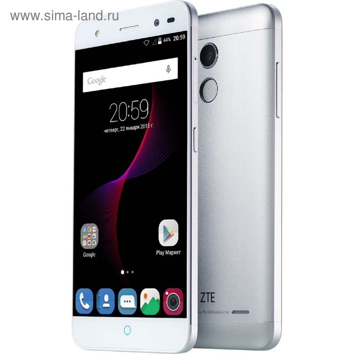 Смартфон ZTE Blade V7 Lite серебристый - Фото 1