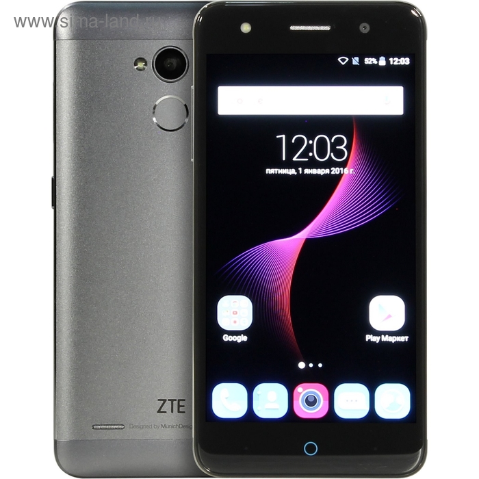 Смартфон ZTE Blade V7 Lite серый - Фото 1