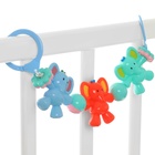Растяжка на коляску/кроватку Крошка Я «Слоник», 3 игрушки с погремушками, МИКС - Фото 7