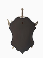 Панно на стену «Геральдика. Конь и лев с доспехами», декор настенный, щит декоративный 227426