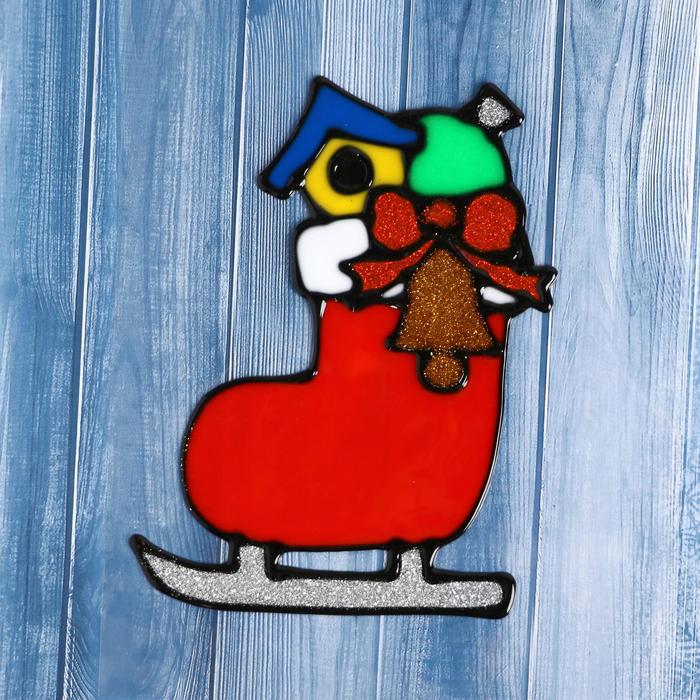 Наклейка на стекло «Украшения в коньке», 10×14 см - Фото 1