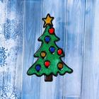 Наклейка на стекло «Новогодняя ёлка», 11.5×14 см - Фото 1