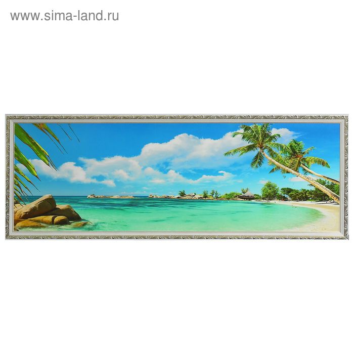 Картина "Тропический остров"  57*157 см - Фото 1