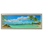 Картина "Тропический остров" 47*127 см рамка МИКС - Фото 1