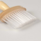 Щётка - сметка для удаления волос, 14.5×10(±1) см, цвет «светлое дерево» - Фото 3