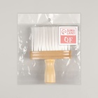 Щётка - сметка для удаления волос, 14.5×10(±1) см, цвет «светлое дерево» - Фото 4