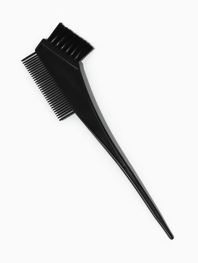 Расчёска - кисть для окрашивания, 20.5(±1) × 7 см, чёрная
