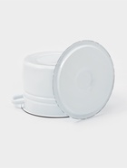 Кастрюля эмалированная, 8 л, d=25.5 см, с крышкой, без деколи, белая - Фото 3