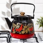 Чайник «Рябинка», 3,5 л, индукция, цвет красно-чёрный МИКС - Фото 5