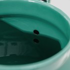 Чайник эмалированный, 3,5 л, с декором МИКС, цвет бирюзовый - Фото 4