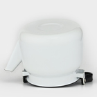 Чайник, 2.3 л, эмалированная сталь, белый - Фото 4