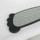 Тёрка для ног «Ступня», лазерная, двусторонняя, цвет чёрный - Фото 3