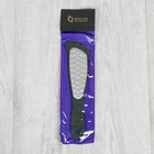 Тёрка для ног «Ступня», лазерная, двусторонняя, цвет чёрный - Фото 4