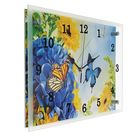 Часы настенные, серия: Цветы, "Бабочки", 25 х 35 см - Фото 2