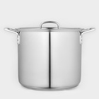 Кастрюля Катунь «Общепит», 15 л, d=30 см, h=25 см, капсульное дно, индукция, нержавеющая сталь - Фото 2