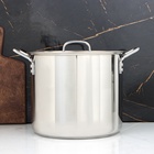 Кастрюля Катунь «Общепит», 15 л, d=30 см, h=25 см, капсульное дно, индукция, нержавеющая сталь - Фото 6