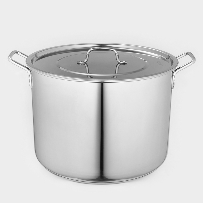 Котёл Катунь «Общепит», 30 л, d=40 см, h=26 см, капсульное дно, индукция, нержавеющая сталь - Фото 1