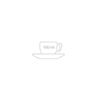 Чашка для эспрессо Tescoma Crema, с блюдцем, 100 мл - Фото 2