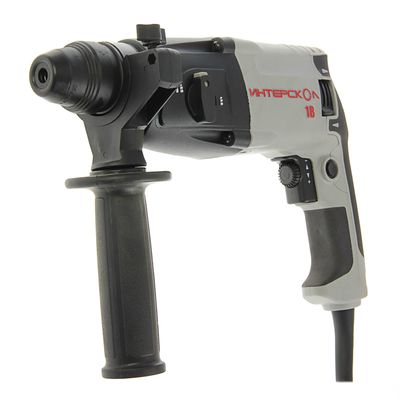 Перфоратор «ИНТЕРСКОЛ» П-18/450ЭР, 450 Вт, 1650 об/мин, 7500 уд/мин, 1.2 Дж, 2 режима, кейс