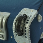 Чемодан на молнии, средний, 24", 71 л, 1 отдел, 2 наружных кармана, 2 колеса, цвет синий - Фото 6