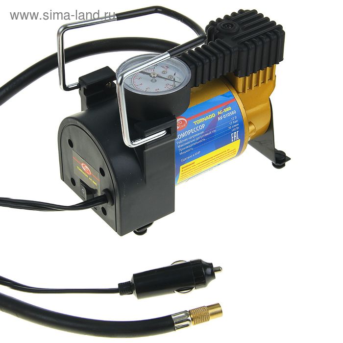 Компрессор автомобильный Торнадо AC-580 AV-010580 - Фото 1