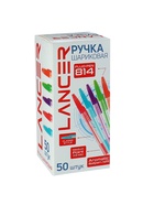 Ручка шариковая LANCER. Fluo 814, синий стержень, узел 0.5 мм, ароматизированная, МИКС - Фото 6